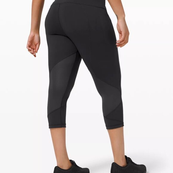 Lululemon Pace Rival Crop 22" / Black / Size 8 - Picture 8 of 12